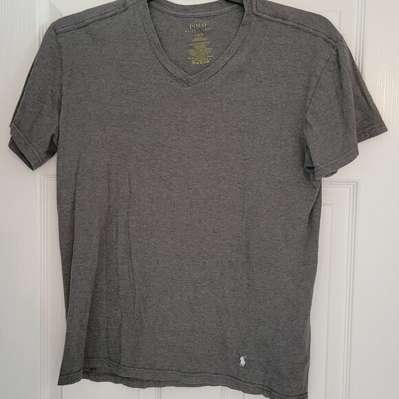 Polo by Ralph Lauren Other - Polo Ralph Lauren Men's Large Slim Cotton Grey Shirt V-Neck Soft Preppy Casual